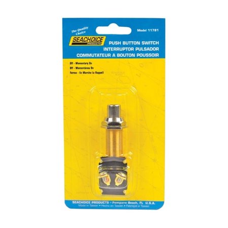 SEACHOICE 11781 Push Button Switch 2.88 in. 8093064